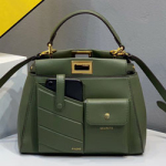 펜디 미니 피카부 포켓 가죽 가방  8BN311