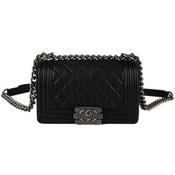 [스페셜] 샤넬 보이백 캐비어 스몰 은장  C-201811-5658