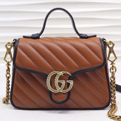 구찌 [GG 마몽] 마틀라세 탑 핸들 백 583571