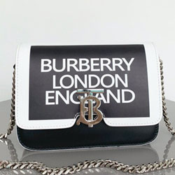 버버리 탠 송아지 가죽 미디엄 백 334172