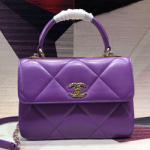 샤넬 핸들 장식의 스몰 플랩 백 25cm 190921