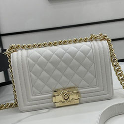 샤넬 캐비어 보이백 20cm C-220304