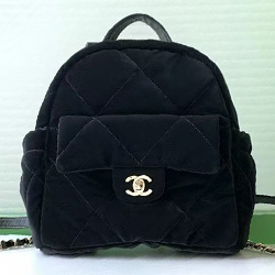 샤넬 25N 벨벳 백팩 C-5679